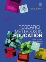 Research Methods in Education sixth edition.pdf