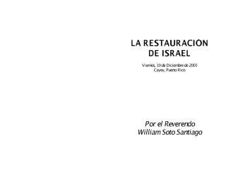A RESTAURAÇÃO DE ISRAEL.pdf