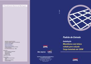 Instalação Monofásica com Leitura Voltada para a Calçada - Padrão de Entrada CPFL.pdf